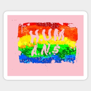 HUMANS TV PRIDE T SHIRT Sticker